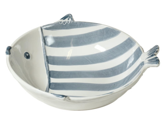 INSALATIERA PESCE "MARINA" BLU AVIO-VIRGINIA CASA
