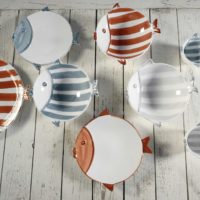 Piatto Piano Pesce blu avio | Virginia Casa - immagine 3