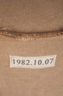 Sedia Bar 1982 Metallo/Cotone Crema/Marrone |  Jolipa - immagine 3