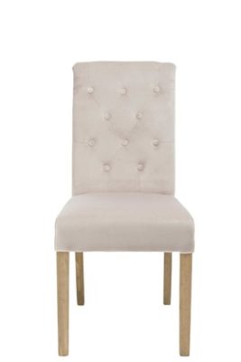 Sedia Bottoni Velluto Beige | Jolipa - immagine 2