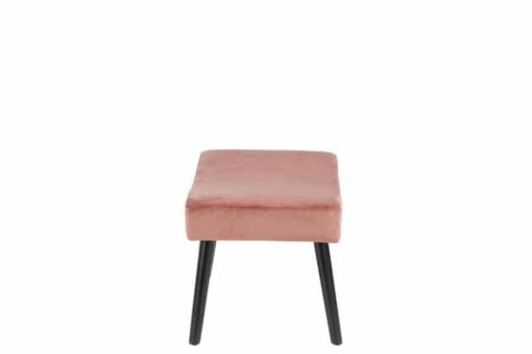 Pouf Melissa Legno Nero/Velluto Marsala | Jolipa - immagine 3