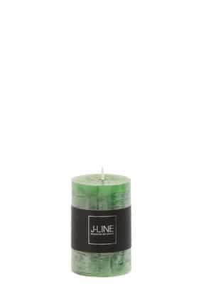 Candela Cilindrica Verde Chiaro Small 18 h