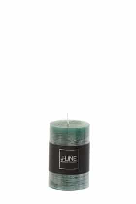 Candela Cilindrica Verde Scuro S 18h