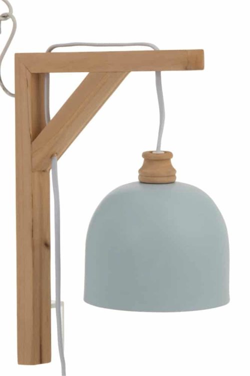 Lampada Da Parete Denis Abete/Metallo Blu Chiaro | Jolipa