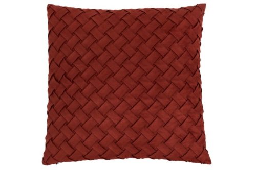 Cuscino Croce Quadrato Poliestere Ruggine