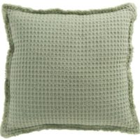 Cuscino Goffrato Cotone Verde Chiaro