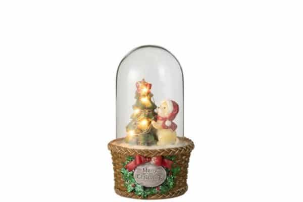 Campana Albero Di Natale + Cane Led Resina Verde | Jolipa - immagine 2