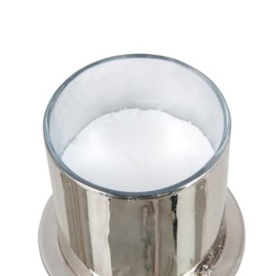 Candela Profumata + Campana Vetro/Cera Argento S 11X13-15h | Jolipa - immagine 3