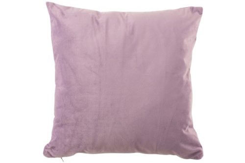 Cuscino Quadrato Velluto Malva Chiaro