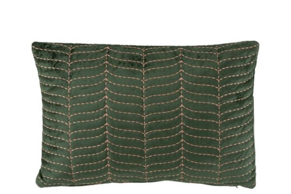 Cuscino Felce Rettangolare Viscosa Verde/Malva | Jolipa