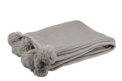 Plaid Pompon Poliestere Talpa | Jolipa