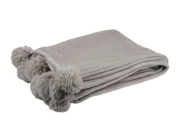 Plaid Pompon Poliestere Talpa | Jolipa