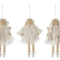 Angelo Appendere Tessuto Bianco Assortimento Di 3 | Jolipa