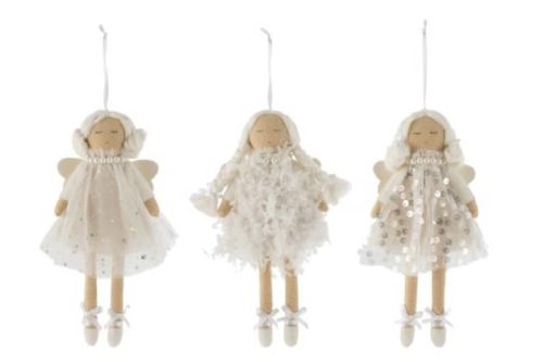 Angelo Appendere Tessuto Bianco Assortimento Di 3 | Jolipa