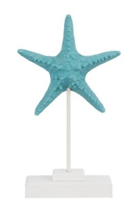Stella Marina + Piede Resina/Legno Bianco/Blu Large | Jolipa