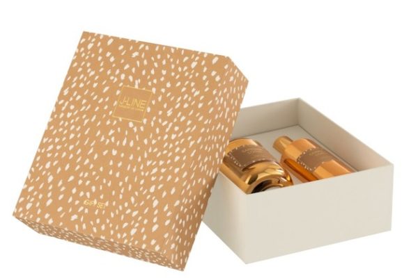 Scatola Candela Profumata + Olio Bambi Marrone Chiaro | Jolipa - immagine 2