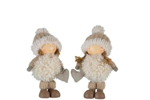 Bambino Maglia Resina Beige Small Assortimento Di 2 | Jolipa