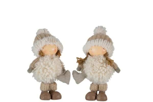 Bambino Maglia Resina Beige Small Assortimento Di 2 | Jolipa