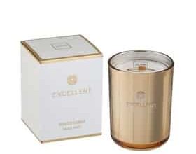 Candela Profumata Excellent Golden Honey Oro Small-5 h Oro | Jolipa