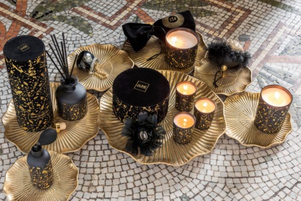 Candela Profumata Midnight Magic Nero/Oro Small-43h | Jolipa - immagine 3