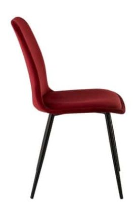 Sedia Claire Metallo/Tessuto Bordo | Jolipa - immagine 2