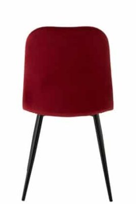 Sedia Claire Metallo/Tessuto Bordo | Jolipa - immagine 3