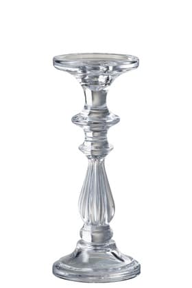 Candeliere/Portacandele Tibo Vetro Trasparente Medium | Jolipa