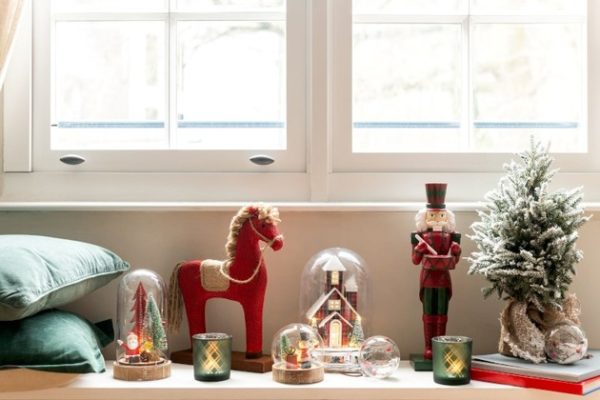 Scatola 6 Palle Di Natale Bacche Vetro Trasparente/Rosso Small | Jolipa - immagine 4