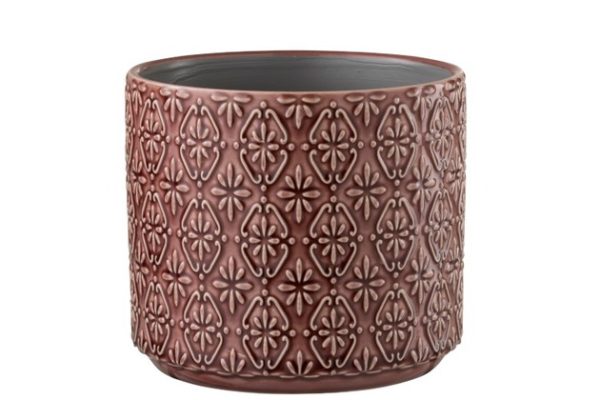 Portavasi Motivo Ceramica Bordo Large | Jolipa