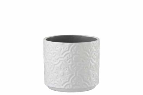 Portavasi Orientale Ceramica Bianco Small | Jolipa