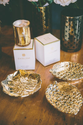 Candela Profumata Excellent Golden Honey Oro Small-5 h Oro | Jolipa - immagine 5