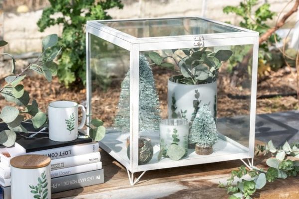 Palla Di Natale Boho Vetro Azzurro Large | Jolipa - immagine 4