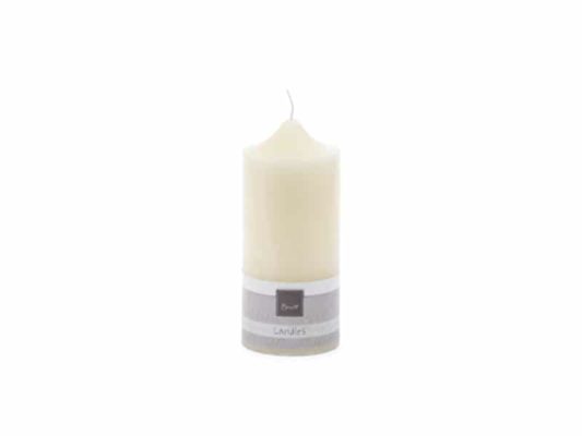 CANDELA MOCCOLO D7.5 / 15 cm (60 ORE) BIANCO LATTE-BRUCO