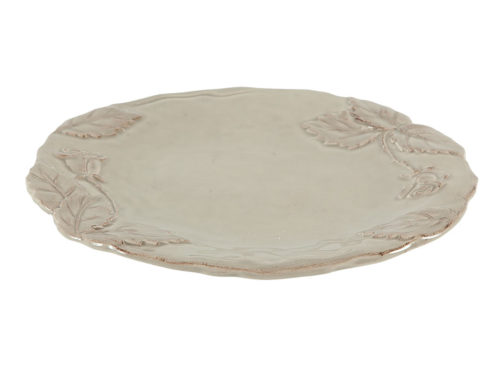 Set da 6 Piatti Frutta grigio corda | Virginia Casa