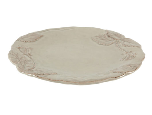 Set da 6 Piatti Frutta grigio corda | Virginia Casa