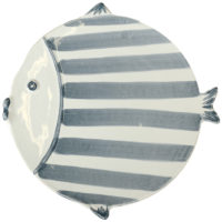 Piatto Piano Pesce blu avio | Virginia Casa