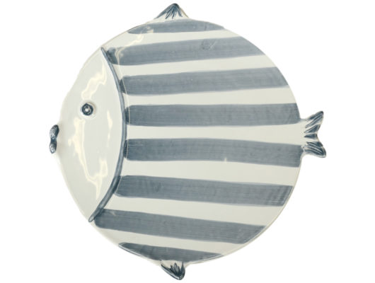 Piatto Piano Pesce blu avio | Virginia Casa