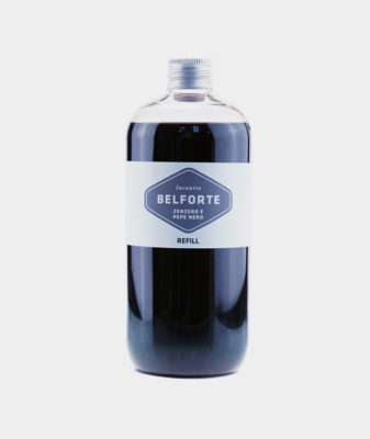 Ricarica 500 ml per diffusore Black Cube Zenzero e Pepe Nero