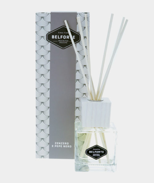 Diffusore bastoncini fragranza Zenzero e Pepe Nero