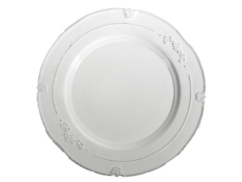 Set da 6 Piatti Piani Convito bianco | Virginia Casa