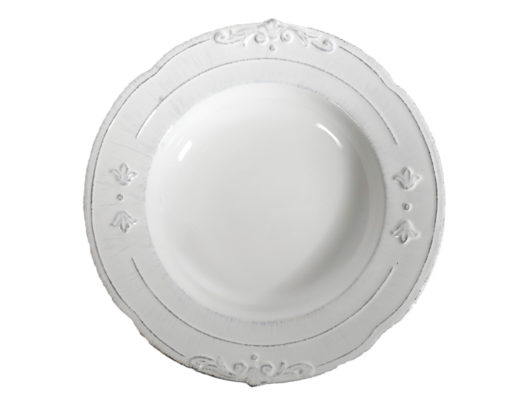 Set da 6 Piatti fondi Convito bianco | Virginia Casa