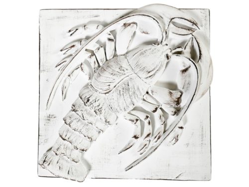 Placca Aragosta Cornici Quadro bianco | Virginia Casa
