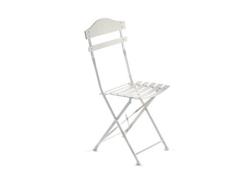 SEDIA METAL PROMENADE CM42X42 H88 BIANCO
