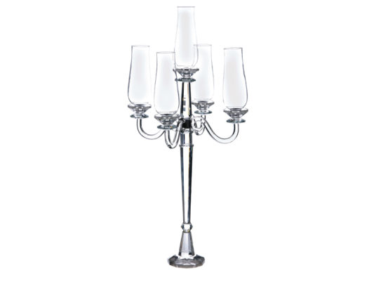 CANDELIERE CRISTALLO X5 LUXURY D40 H82 TRASPARENTE