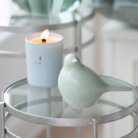 Candela Profumata Excellent Vetro Blu Small-50o (9.1x9.1x12.2cm) - immagine 2