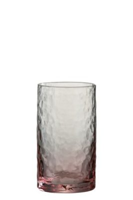 Set da 6 Bicchiere Irregolare Vetro Rosa (7x7x13.5cm)