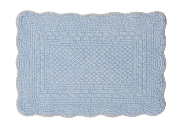 Tovaglietta Romantico Cotone Blu Chiaro (50x35x0.3)