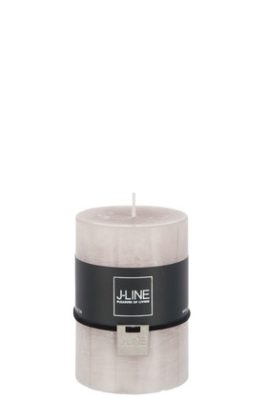 Candela Cilindro Grigia M 48h (7x7x10cm)