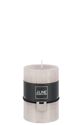 Candela Cilindro Grigia M 48h (7x7x10cm)