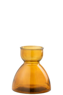 Vaso Flor Vetro Ocra Small - Jolipa